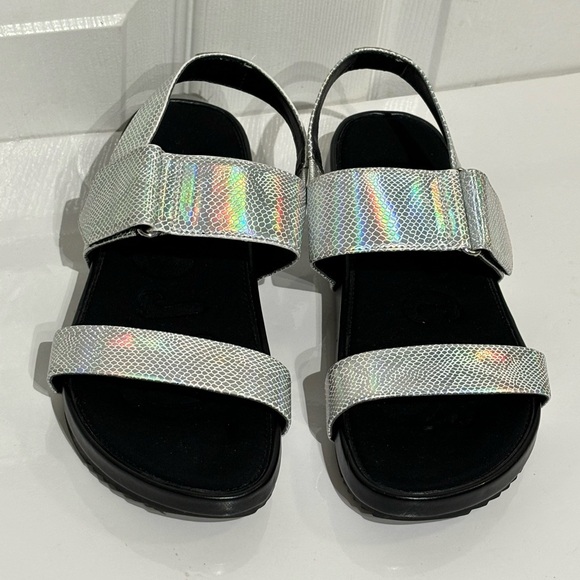 Sam Edelman Circus  Foxy Silver Sandals / Size 8 - Picture 7 of 7